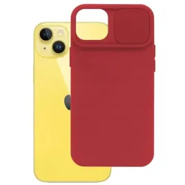 etui-do-apple-iphone-14-plus-case-obudowa-pokrowiec-silicone-lens-wisniowe