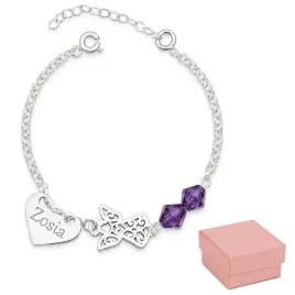bransoletka-srebrna-925-dziecieca-aniolek-serce-swarovski-grawer-prezent