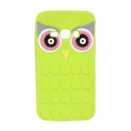 etui-obudowa-case-do-samsung-galaxy-j1-2016-j120f-sowa-nakladka-3d-zielona