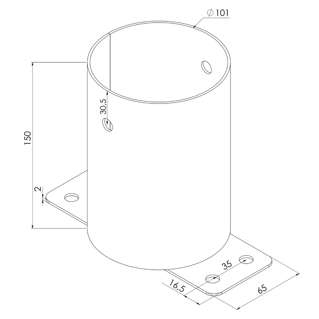 lacznik-scienny-okragly-100-mm-szary