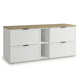szafka-pod-umywalke-regal-140-cm-4-szuflady-biala-dab-cremona-blat-roma