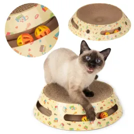 drapak-dla-kota-kartonowy-tekturowy-zabawka-z-kulkami-na-ostrzenia-pazurkow