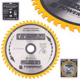 profesjonalna-tarcza-widiowa-do-drewna-255x30mm-48z-powermat