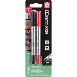 markery-dwustronne-identi-pen-czarny-czerwony-sakura-do-ceramiki