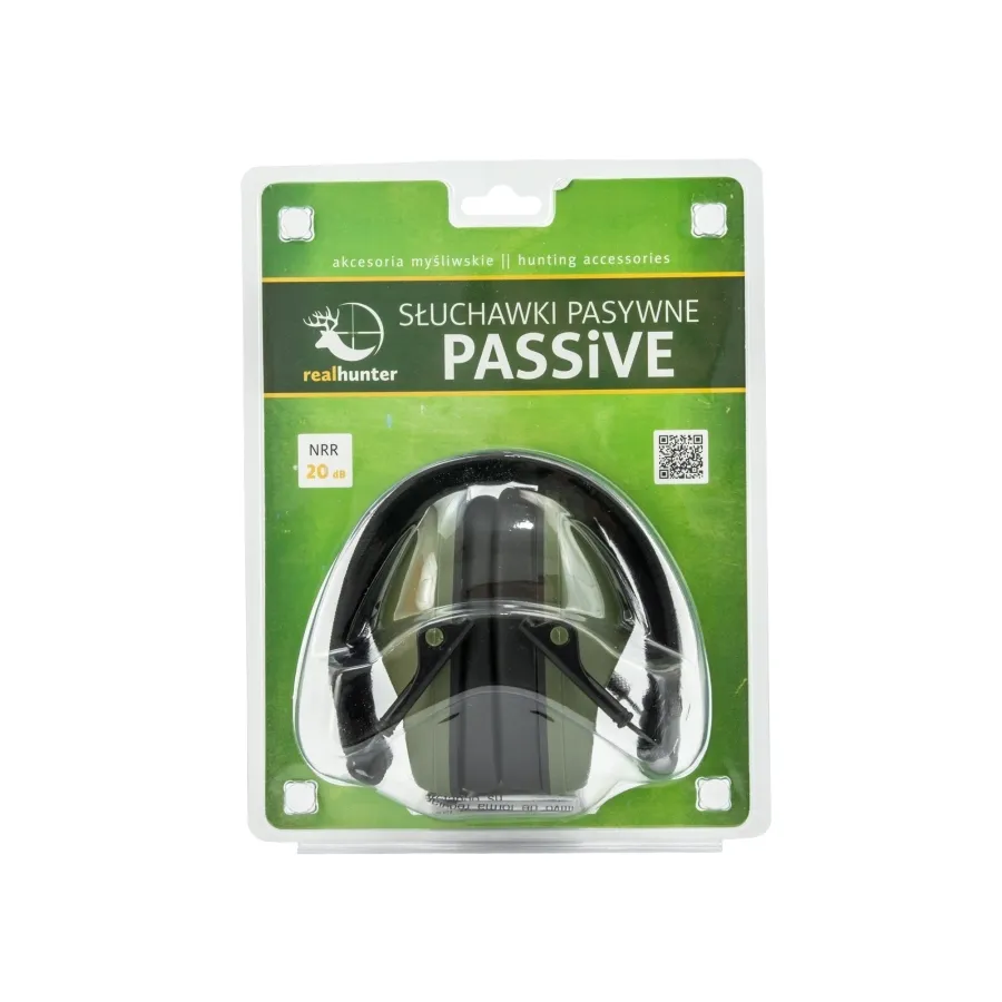 sluchawki-realhunter-passive-oliwkowe