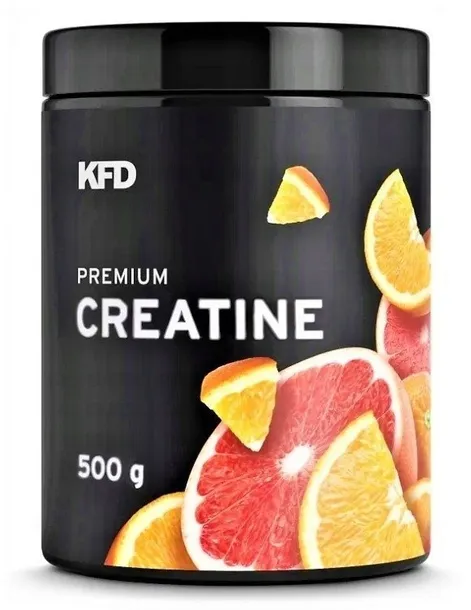 KFD kreatyna monohydrat proszek 500 g pomarańcz grejpfrut