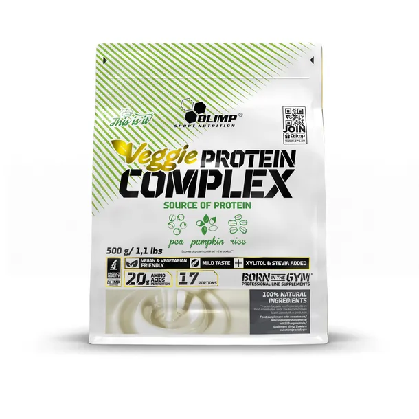 OLIMP Veggie Protein Complex 500g naturalny Białka Roślinne Odżywka