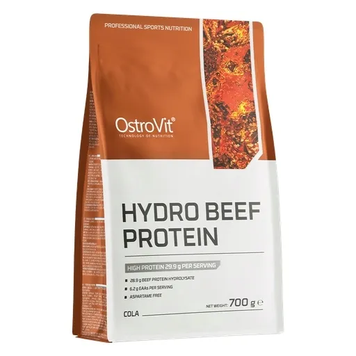 OstroVit Hydro Beef Protein 700 g BIAŁKO WOŁOWE AMINOKWASY Mięśnie COLA