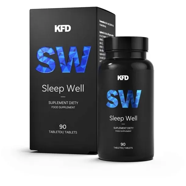 KFD Sleep Well tabletki na sen 90 szt. Suplement diety