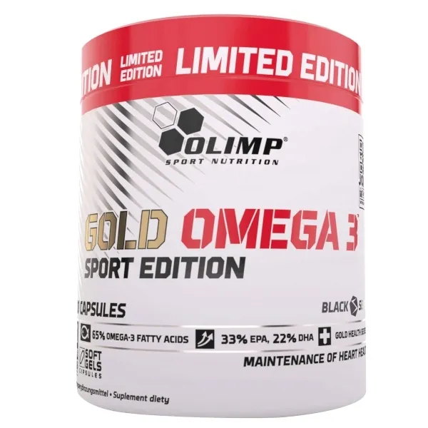 OLIMP GOLD OMEGA 3 200kaps LIMITED KWASY TŁUSZCZOWE WITAMINY