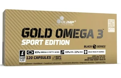 OLIMP GOLD OMEGA 3 SPORT EDITION WITAMINY KWASY TŁUSZCZOWE EPA DHA ZDROWIE