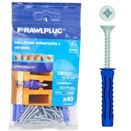 rawlplug-kolek-uniwesalny-z-wkretem-4all-40-szt-35x30
