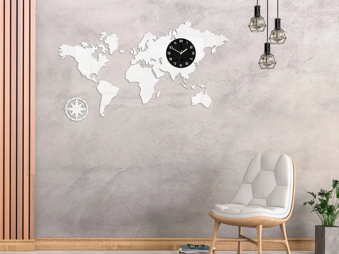 zegar-scienny-cichy-mapa-swiata-biala-120x70