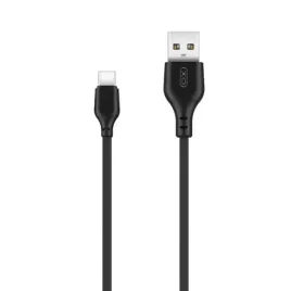 kabel-21a-2m-usb-usb-c-ladowanie-i-przesylanie-danych-xo-nb103-czarny