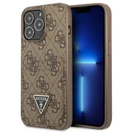 etui-iphone-13-pro-guess-hardcase-4g-triangle-logo-cardslot-guhcp13lp4tpw