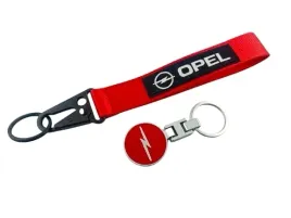 opel-zestaw-brelok-czerwony-metalowy-do-kluczy-smycz-czerwona-20-cm