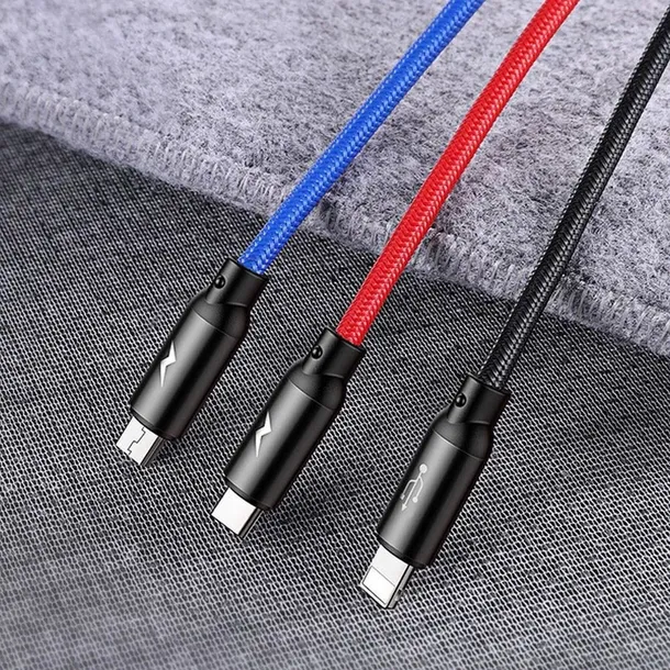 kabel-usb-baseus-3w1-usb-c-lightning-micro-35a-03m-czarny