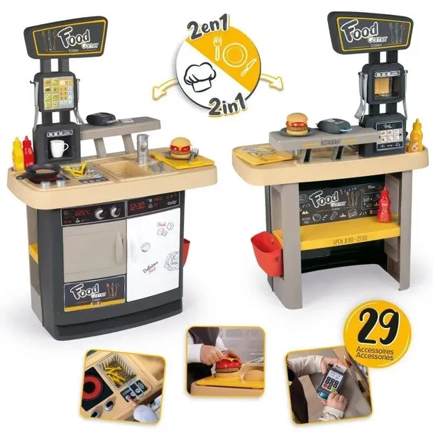 smoby-bar-szefa-kuchni-2w1-stan-nowy