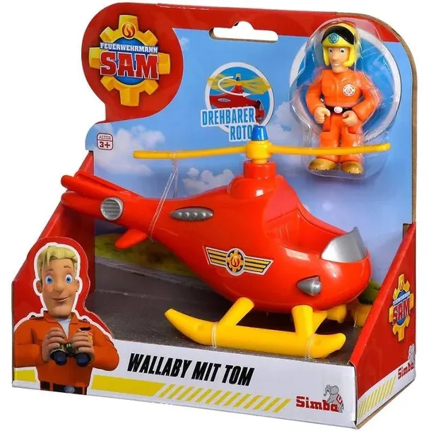 simba-strazak-sam-helikopter-wallaby-mini-figurka-stan-nowy