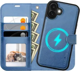 ocase-skorzane-etui-do-iphone-16-plus-magsafe-rfid-jasny-niebieski-2w1
