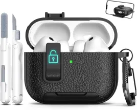 mhyaludo-skorzane-etui-do-airpods-pro-3-mechanizm-blokujacy-karabinczyk