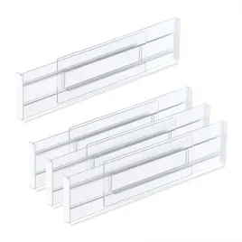 relaxdays-zestaw-4-przegrodek-do-szuflad-organizer-regulowane-przezroczyste