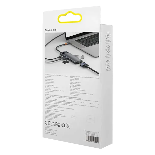 baseus-hub-usb-c-hdmi-3-x-usb-usb-c-micro-sd-vga-stan-nowy
