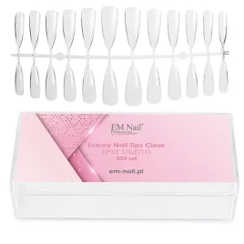 em-nail-luxury-tipsy-tunelowe-stiletto-clear-504-szt