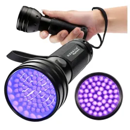 latarka-51-led-uv-do-bursztynu-plamy-banknoty-395nm-aluminiowa-ipx4-czarna