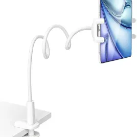 elastyczny-uchwyt-na-tablet-gimbal-do-biurka-blatu-czarno-bialy