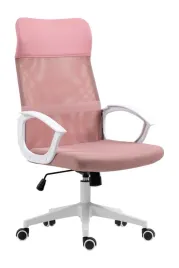 fotel-obrotowy-fb13-fx-rozowy-na-bialej-podstawie