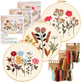 zestaw-do-wyszywania-haftowania-haftu-diy-gotowe-wzory-3-szt-muliny-kanwa