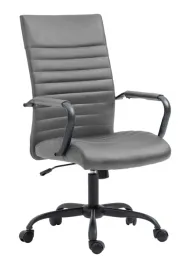 fotel-obrotowy-fb14-fx-szary-z-ekoskory-na-czarnej-podstawie