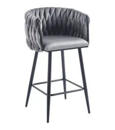 hoker-pleciony-h7-fx-szary-na-czarnej-podstawie