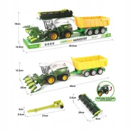 kombajn-zolty-z-przyczepa-toys-pawel-wojda-model-do-zabawy-dla-dzieci