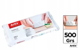 artix-glina-modelarska-500-g-biala-masa-rzezbiarska