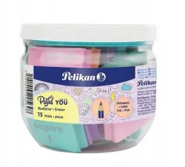 pelikan-gumki-do-scierania-pastel-mix-15-szt-bez-pvc-wyprofilowane