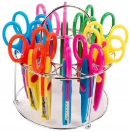 fandy-nozyczki-dekoracyjne-snip-135-cm-12-szt-w-metalowym-stojaku