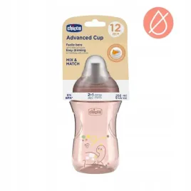 chicco-kubek-niekapek-266-ml-ze-slomka-12m-brzoskwiniowy