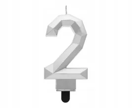 swieczka-cyferka-2-diament-metalik-srebrny-76-cm-godan