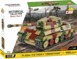 model-czolgu-cobi-2732-pz-kpfw-vi-b-tiger-ii-historie-ii-wojny-swiatowej