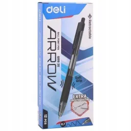 deli-pioro-kulkowe-arrow-07-mm-czarne-12-szt