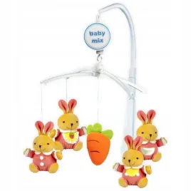 karuzelka-dla-niemowlat-baby-mix-z-pluszowymi-kroliczkami-0m