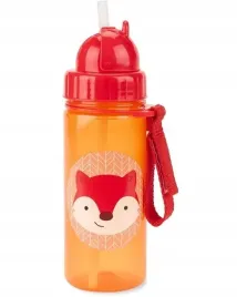 skip-hop-bidon-dla-dziecka-z-slomka-lis-390-ml-szczelny-bez-bpa