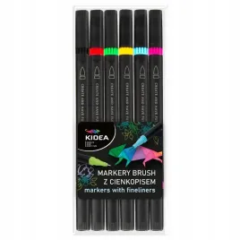 derform-markery-brush-z-cienkopisem-kidea-6-kolorow