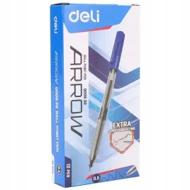 deli-pioro-kulkowe-arrow-05-mm-niebieskie-opak-12-szt