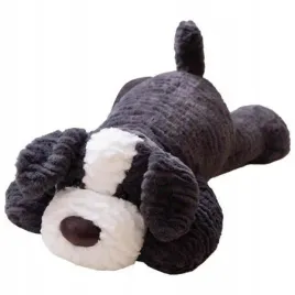 pluszowy-piesek-przytulanka-ciemnoszara-30cm-od-leantoys-dla-najmlodszych