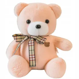 mis-przytulanka-leantoys-kremowy-z-kokardka-23-cm-klasyczna-maskotka-dzie