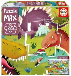 puzzle-educa-xl-28-dinozaury-wysokiej-jakosci-ukladanka-dla-dzieci