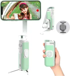 gimbal-selfie-stick-powervision-s1-explorerkit-zielony-do-smartfona